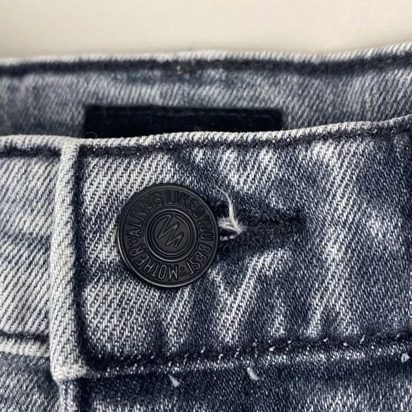 Mother The Swooner Ankle Zip In Static Size 25 - Picture 5 of 16